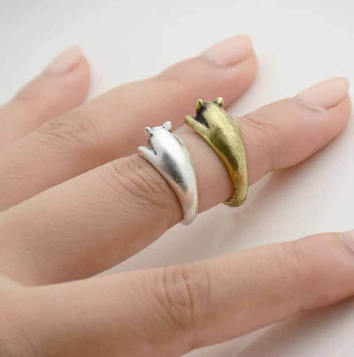 Buy Stylish Pig Wrap Rings for Animal Lovers - Wearing Felicity Pig-Wrap-Ring-02 Wear Felicity