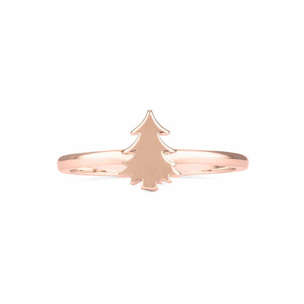 Stylish Handcrafted Pine Tree Ring - Wearing Felicity Pine-Tree-Ring-01 Wear Felicity