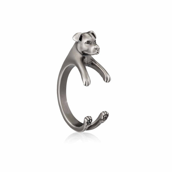 Stylish Pit Bull Wrap Ring - Perfect Gift for Dog Lovers - Wearing Felicity Pit-Bull-Wrap-Ring-Silver_80213c8b-19bd-47d6-adb6-33569afdf3d9 Wear Felicity