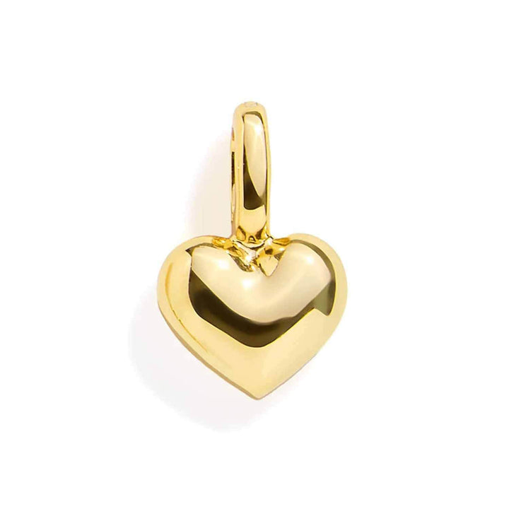 Puffy Heart Charm - Stylish Jewelry Accessory - Wearing Felicity Puffy-Heart-Charm-Gold Wear Felicity
