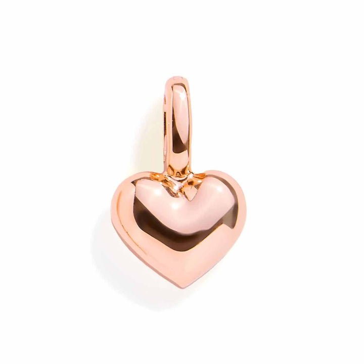 Puffy Heart Charm - Stylish Jewelry Accessory - Wearing Felicity Puffy-Heart-Charm-Rose-Gold Wear Felicity