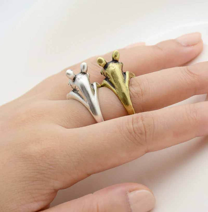 Shop Stylish Rhino Wrap Ring - Wearing Felicity Rhino-Wrap-Ring-02 Wear Felicity