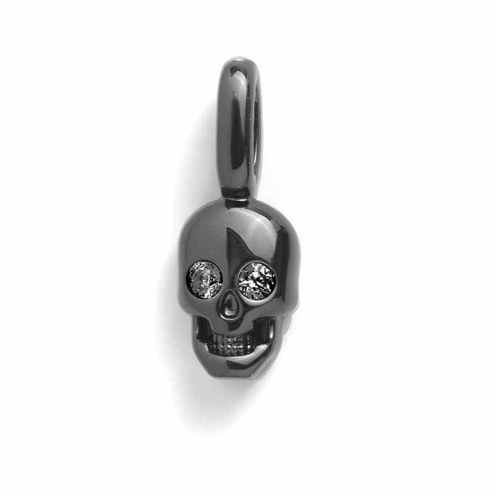 Stylish Skull Charm for Edgy Jewelry Lovers - Wearing Felicity Skull-Charm-Black Wear Felicity
