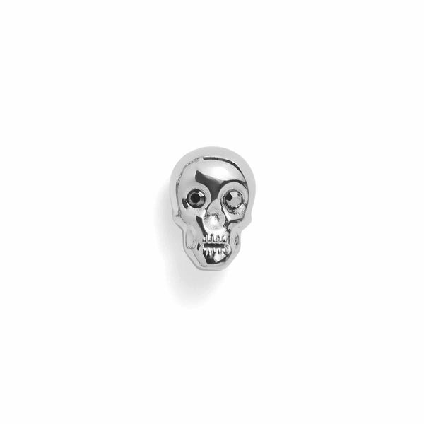 Stylish Skull Dog Collar Charm for Edgy Pets - Wearing Felicity Skull-Collar-Charm Wear Felicity