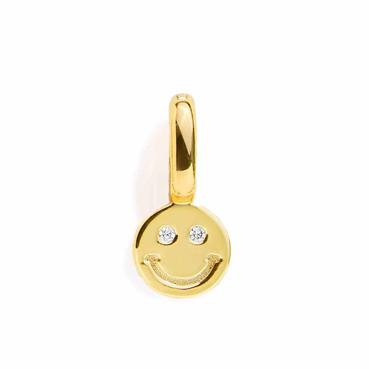Buy Smiley Face Charm - Cheerful Jewelry Accessory - Wearing Felicity Smiley-Face-Charm-Gold Wear Felicity