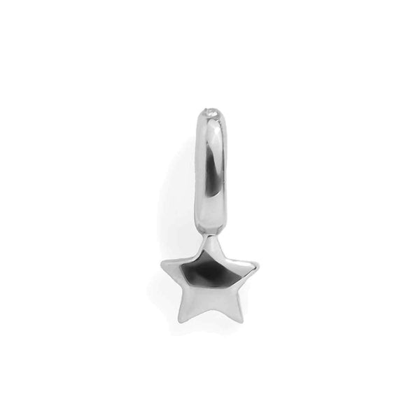 Star Charm - Celestial Jewelry Accessory in Gold & Silver - Wearing Felicity Star-Charm-Silver Wear Felicity