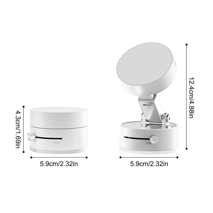Vacuum-Suction-Cup-Magnetic-Phone-Holder-for-Cars-Dual-Sided-Foldable-Magnetic-Auto-Phone-Stand-for-Vehicle-Interior-Add-ons-White Magnetic Phone Holder for Cars: Dual-Sided & Portable Vacuum Suction Cup Magnetic Phone Holder for Cars Dual-Sided Foldable Magnetic Auto Phone Stand for Vehicle Interior Add-ons