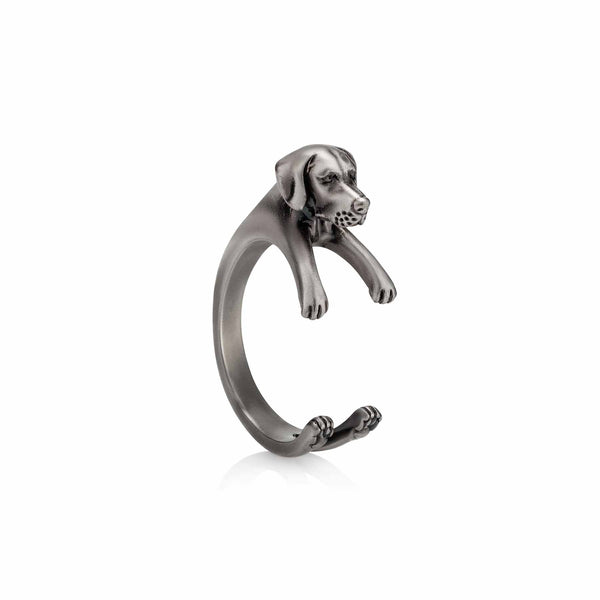 Stylish Vizsla Wrap Ring for Dog Lovers - Wearing Felicity Vizsla-Wrap-Ring-01 Wear Felicity