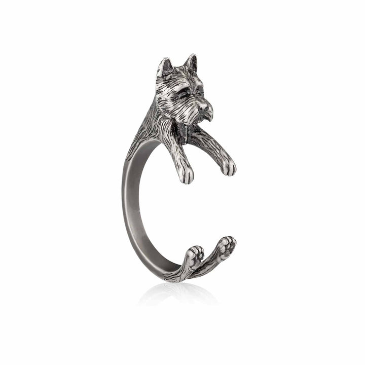 Stylish West Highland White Terrier Wrap Ring - Wearing Felicity West-Highland-White-Terrier-Wrap-Ring-01 Wear Felicity
