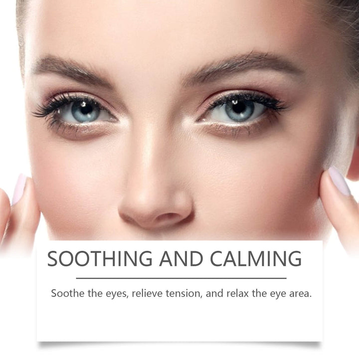 Product packaging for eye care with text 'Soothing and Calming' and benefits listed. Ximonth Jimerito Bee Honey Eye Care for Dry Eyes Ximonth Jimerito Bee Honey Eye Care Revitalizes and Hydrates Providing Relief for Dry Eyes and Offering Soothing Care Through Its Eye Drops